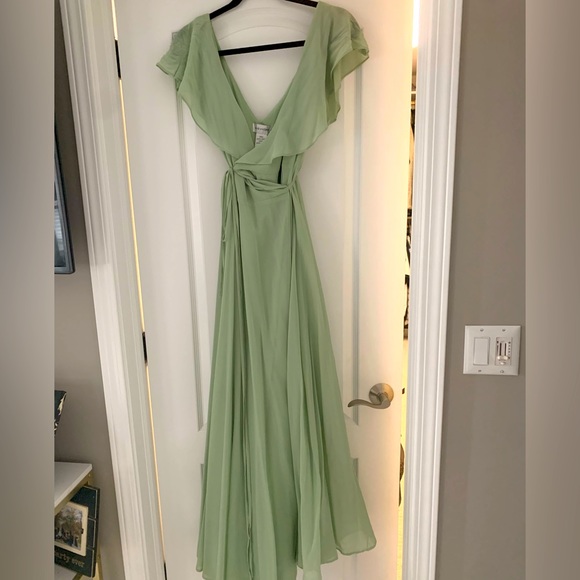 bill levkoff pistachio bridesmaid dresses Bill Levkoff | Dresses | Levkoff Bridesmaid Dress Worn Once Beautiful  Pistachio Color